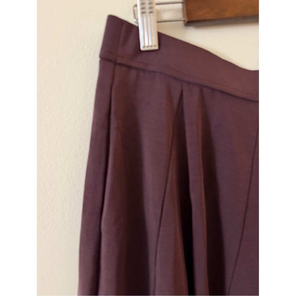 OGL Sandwashed Lyocell Blend Volume Skirt with Pockets NWT Large Purple Grey - Picture 9 of 14